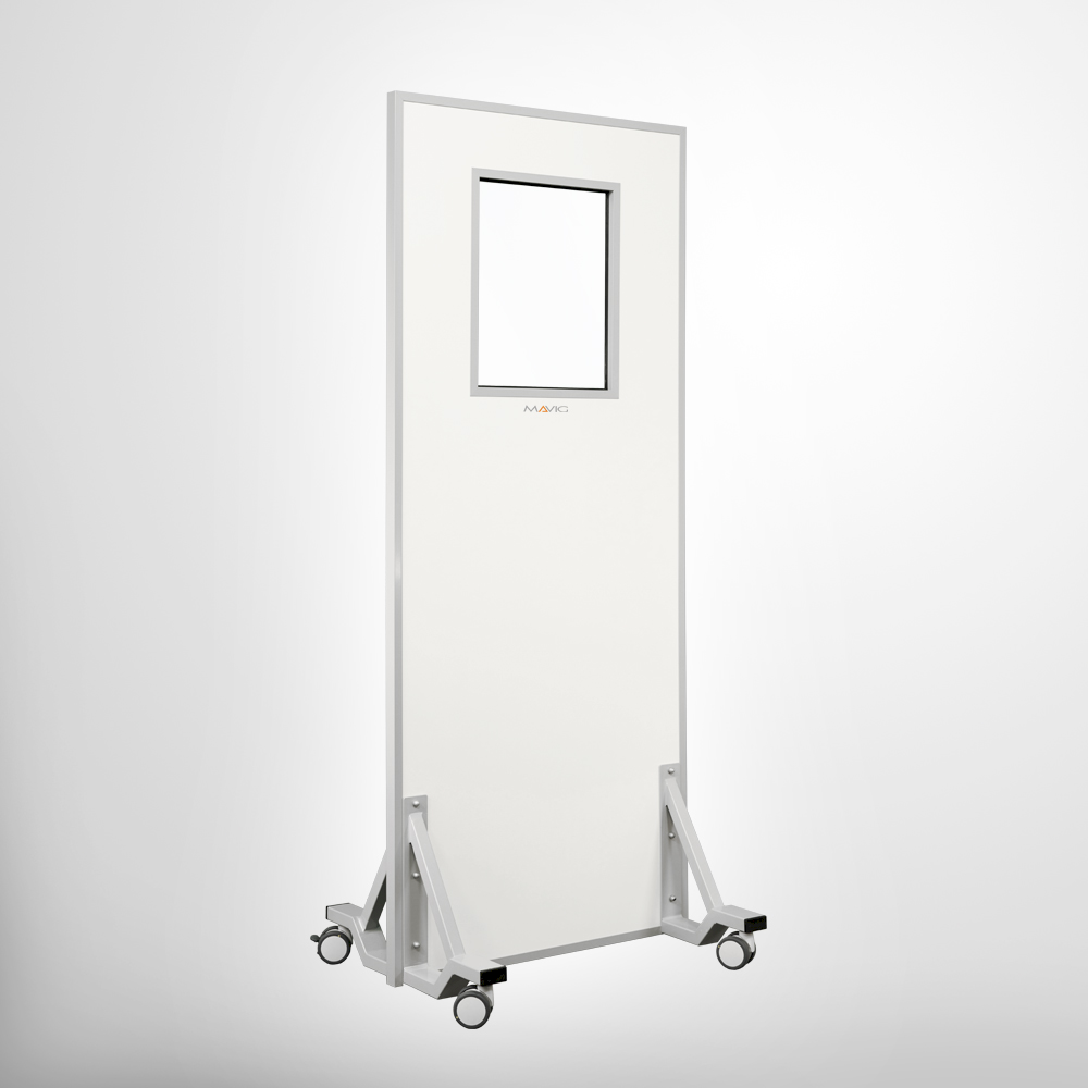 Paravent Plombé Mobile sur Roulettes